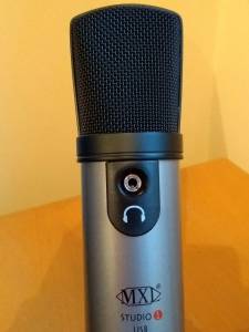 MXL Microphone for my first indie author podcast interview